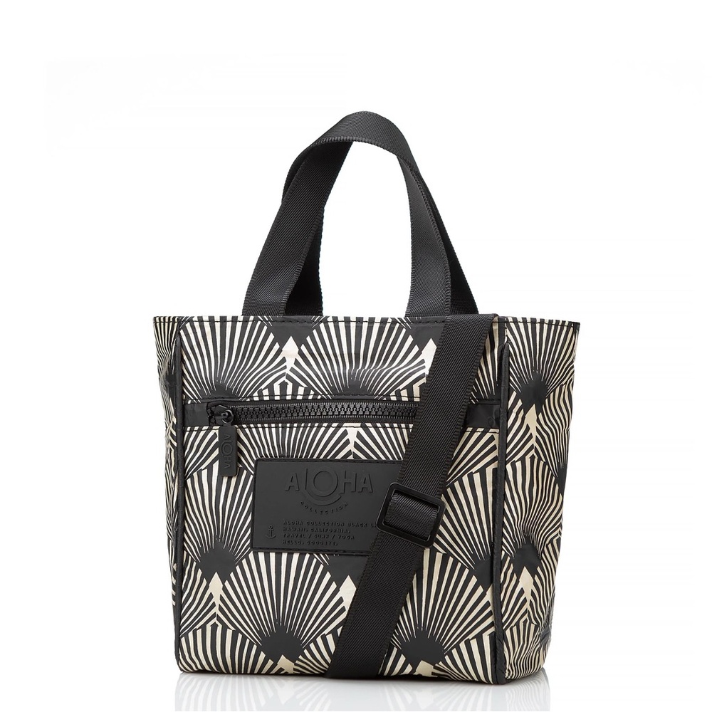 ALOHA Collection Black and White Graphic Tote